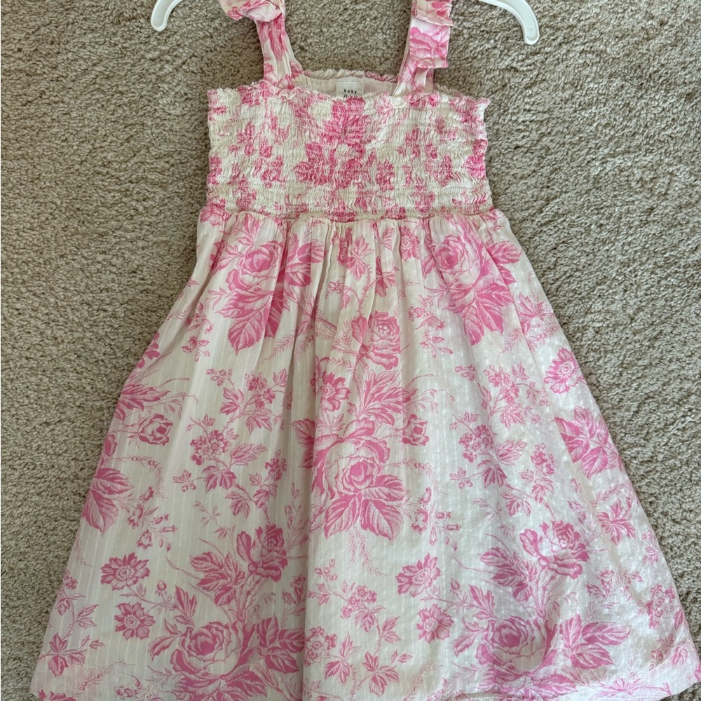 GAP Pink & White Floral Kids Dress